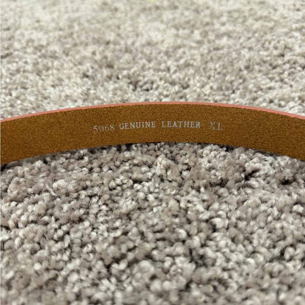 Skinny Cheetah Print Belt - Picture 5 of 8